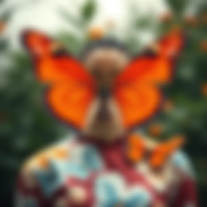 Sustainable Fashion Trends Incorporating Butterfly Motifs Eco-friendly fashion featuring butterfly motifs