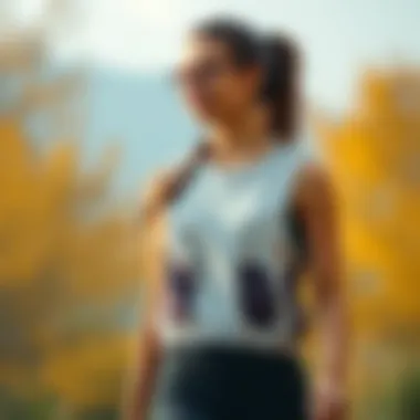 Illustration of a balanced lifestyle including diet and exercise