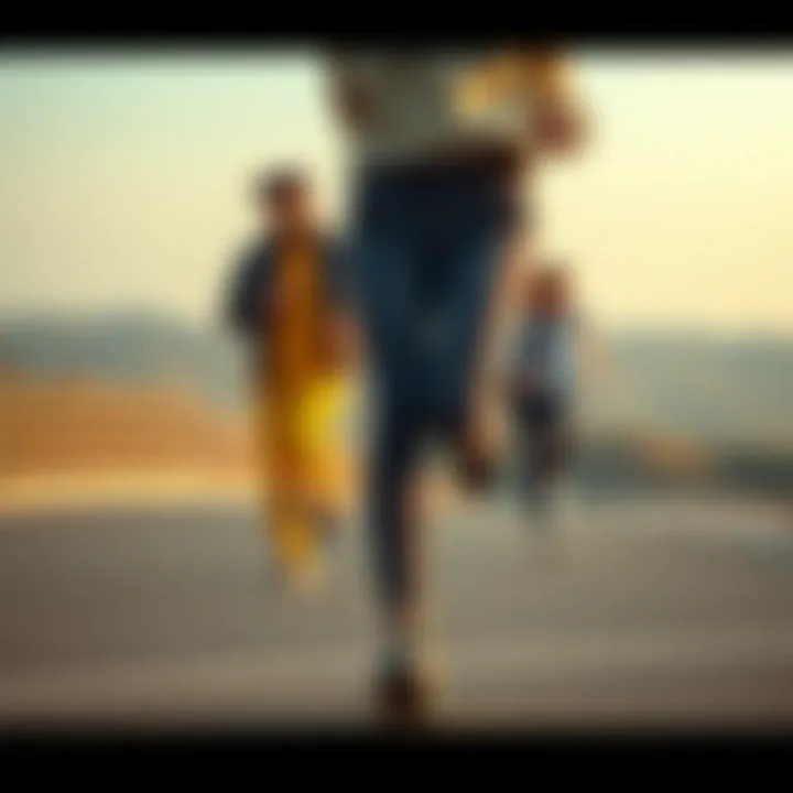 Functionality of Baleaf Joggers in Motion Baleaf joggers in action during various activities, demonstrating functionality.