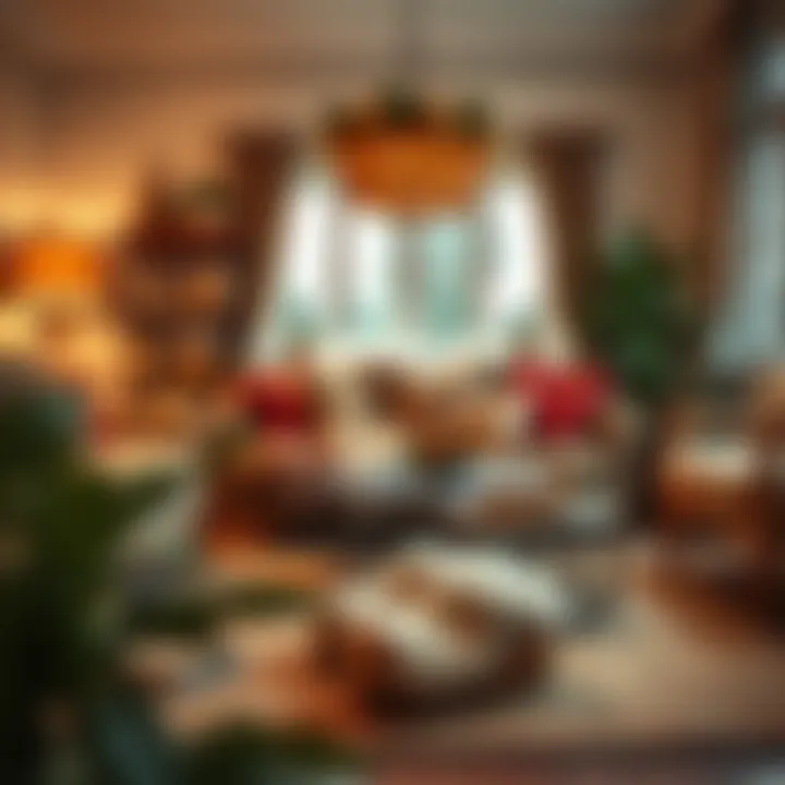 A cozy living room setting featuring Bear Paw shoes