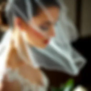 The Beauty of Fascinators: A Touch of Elegance A stunning bride adorned with a delicate fascinator, showcasing intricate lacework against her elegant gown.