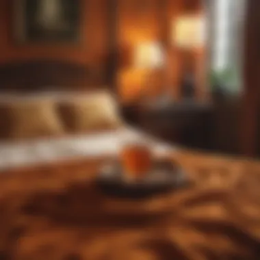 Warm color palette inspired by Celtic tradition