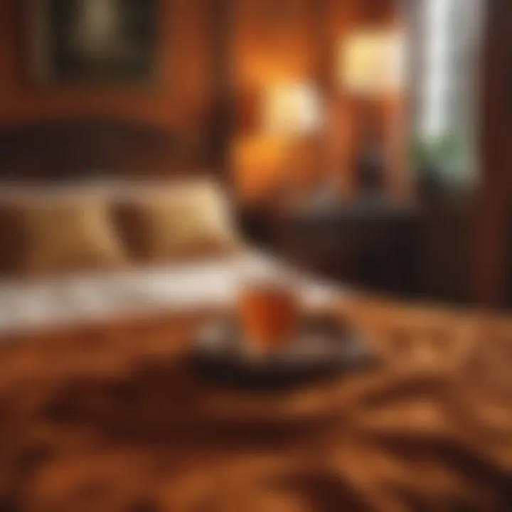 Warm color palette inspired by Celtic tradition