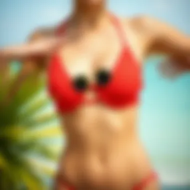 Styling Tips for Cross Halter Bikinis Styling tips for cross halter bikinis featuring accessories