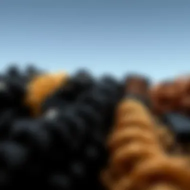 A variety of curly one piece hair extensions showcasing different textures