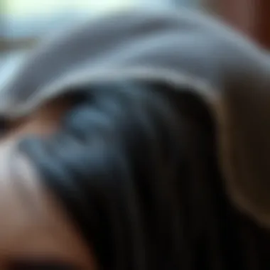 Close-up of wig materials highlighting quality and texture