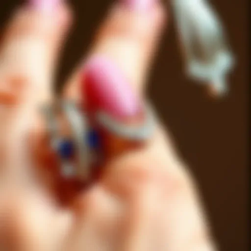 A variety of nail clip designs for effective polish removal