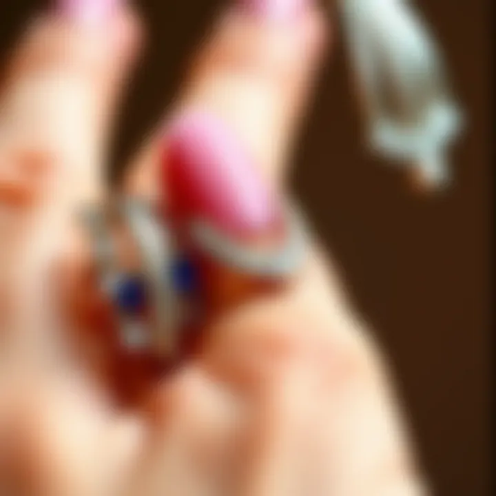 A variety of nail clip designs for effective polish removal