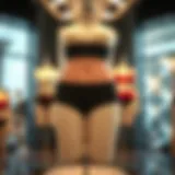 Stylish Empetua high waisted shaper shorts displayed on a mannequin