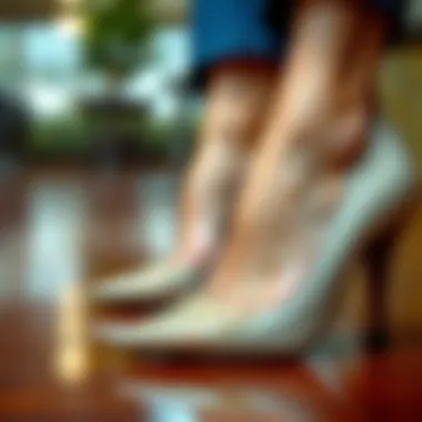 Sustainable materials used in 2 inch pump heels