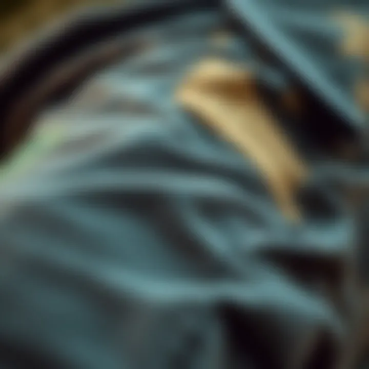 Close-up of the fabric used in AKARMY tactical pants