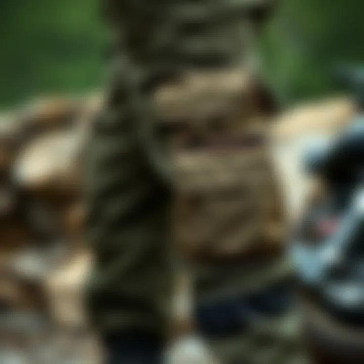 Demonstration of functionality with multiple pockets in Akarmy tactical pants