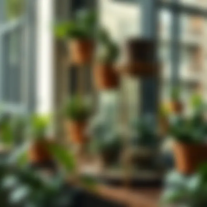 Sustainable materials used in plant stand design