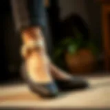 The Elegance of Comfort: Flats with Memory Foam Elegant flats showcasing memory foam insoles