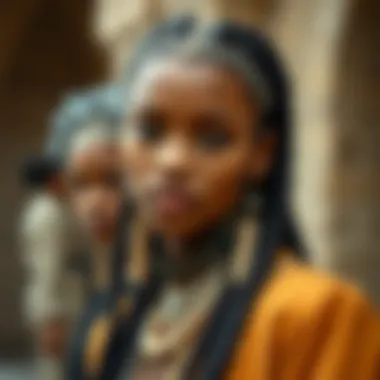 Cultural significance of double braided wigs highlighted through art and fashion