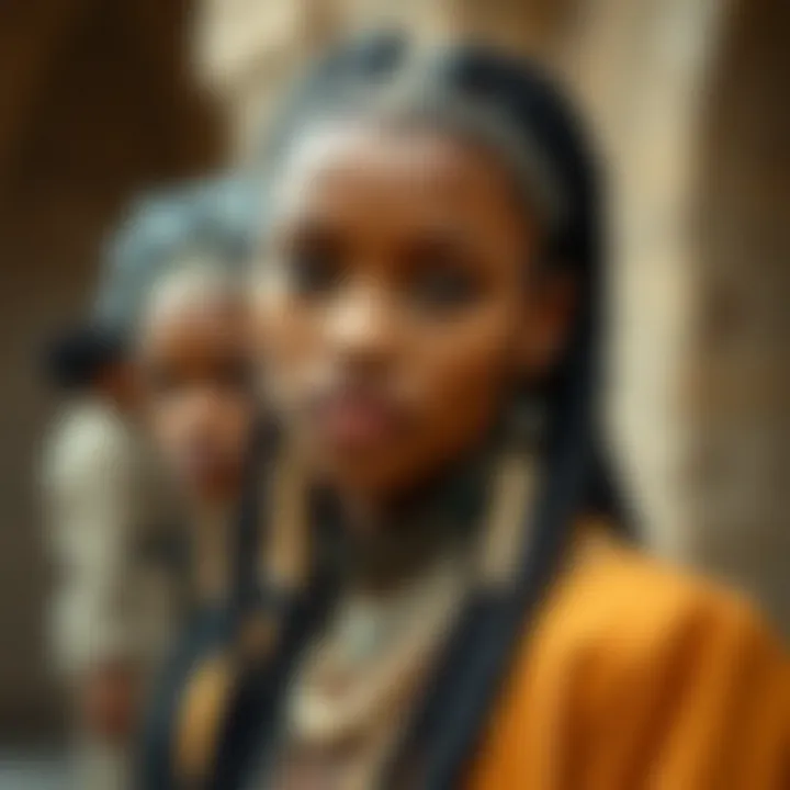 Cultural significance of double braided wigs highlighted through art and fashion