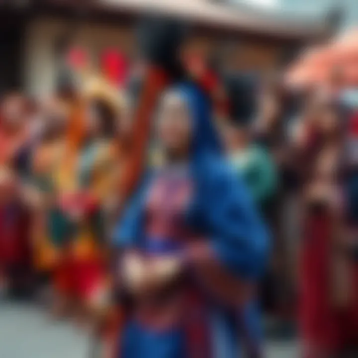 An array of traditional costumes from various cultures