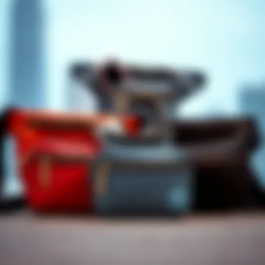 Different styles of fanny packs for tech accessories