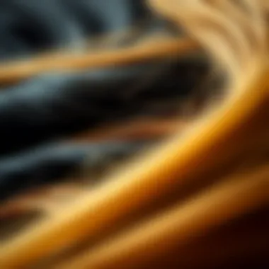 A close-up of wig fibers demonstrating quality and craftsmanship