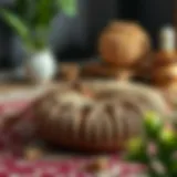 A beautifully crafted knot floor cushion showcasing intricate designs