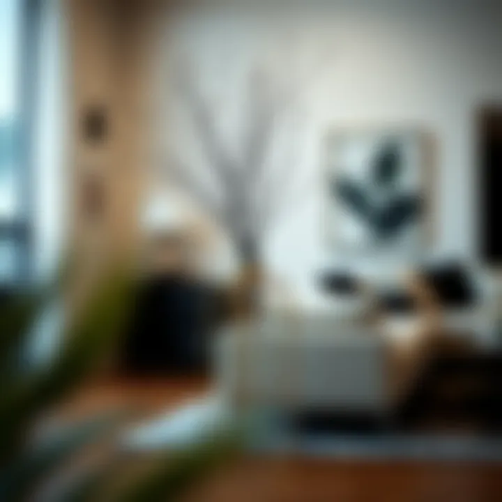 Stylish metal flower vase stand complementing modern decor