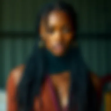 A graphic representation of market trends related to natural braid wigs and ethical production.