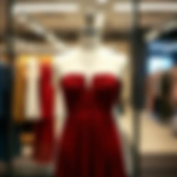Elegant Display of the Notch Neck Pleated Tube Dress A stylish notch neck pleated tube dress displayed elegantly on a mannequin.