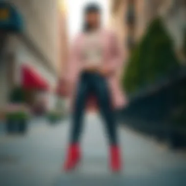 Stylish Spring Outfit with Peep Toe Booties Stylish outfit featuring peep toe booties and spring attire