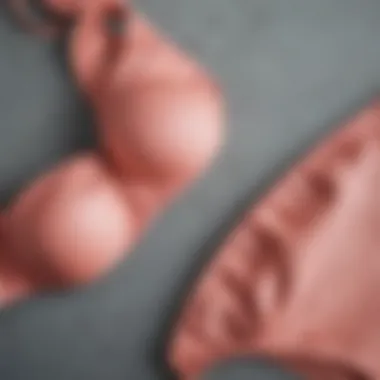 Fabric Textures of Petite Bikinis Close-up of fabric textures used in petite bikini sets emphasizing comfort and quality