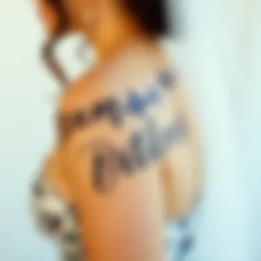 Customized team bride temporary tattoos with unique designs