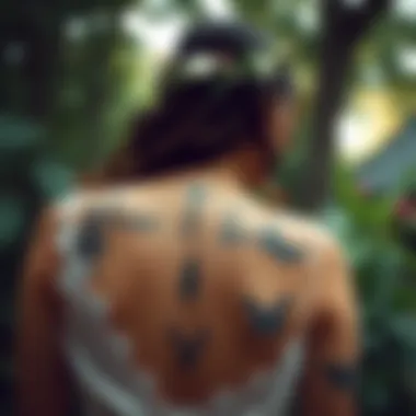 Eco-friendly team bride temporary tattoo options displayed