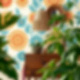 Exploring the Aesthetic and Practicality of Stick-On Boho Wallpaper Introduction