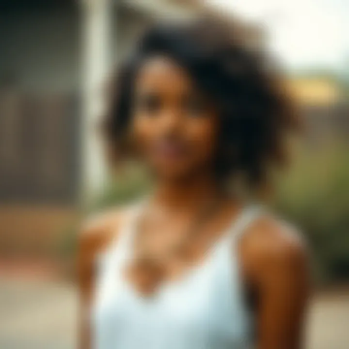 An artistic representation of sustainability in fashion related to distressed tank tops