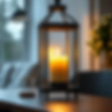 Elegant modern interpretation of a farmhouse lantern