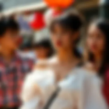 Diverse cultural interpretations of off-the-shoulder cut shirts in contemporary settings