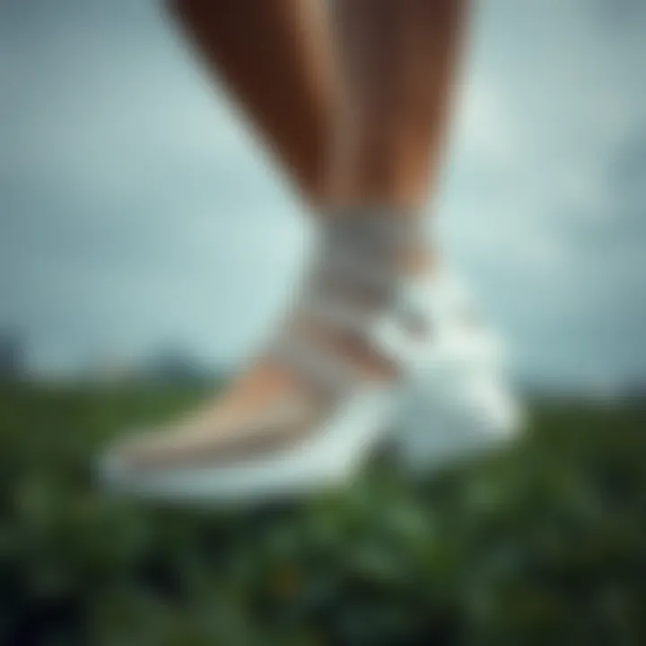 Sustainable materials used in the production of elastic strap shoes