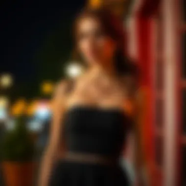 Stylish two piece crop top dress suitable for an evening event