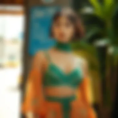 Sustainable fashion options in two piece crop top dresses