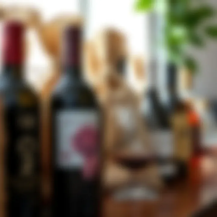 A collection of burlap wine bags showcasing various designs and styles