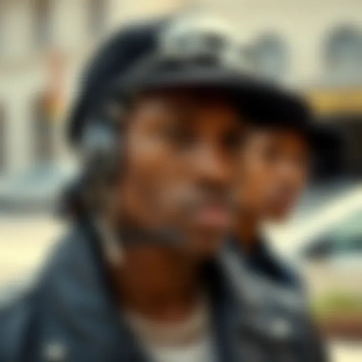 Modern street fashion featuring skull caps and doo rags