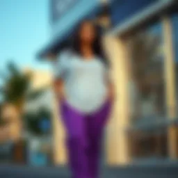 Exploring the Versatility of Purple Capris in Plus Size Fashion Introduction