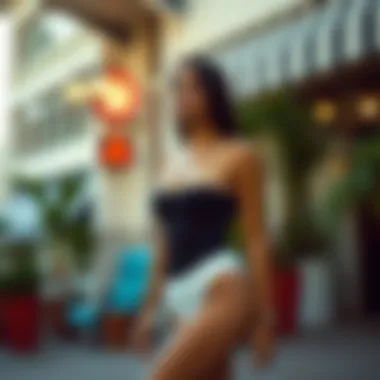 Versatile occasions for wearing strapless bodysuit shorts