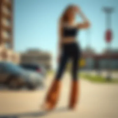 Notable Exploring the Versatility of Stretch Bell Bottom Leggings