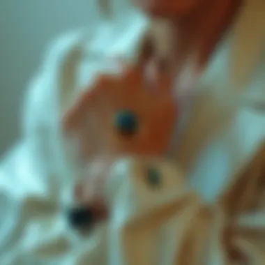 Fashionable styling of a ring holder bracelet with accessories