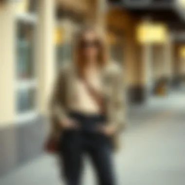 Fashionable outfit featuring petite hippie pants styled for a casual look