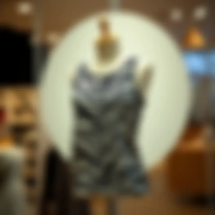 Zebra Tank Top on Display A stylish zebra tank top displayed on a mannequin