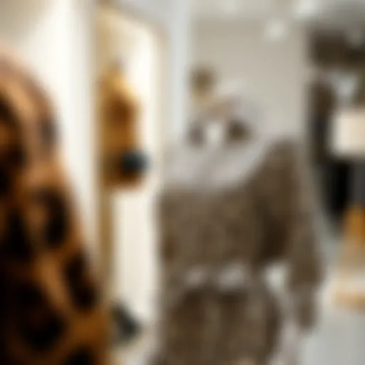 Chic Leopard Print Shirt Dress Display Chic leopard print shirt dress on a stylish mannequin