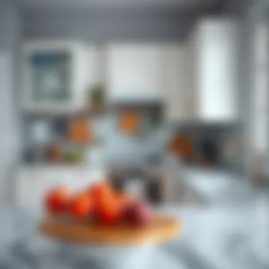 Creative uses of waterproof adhesive hooks in a kitchen