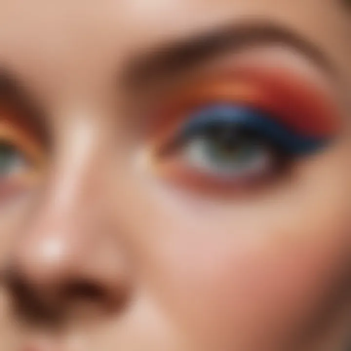 A close-up of the vivid shades in the Willy Wonka Eyeshadow Palette