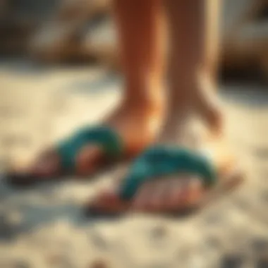 Eco-friendly materials used in beach footwear